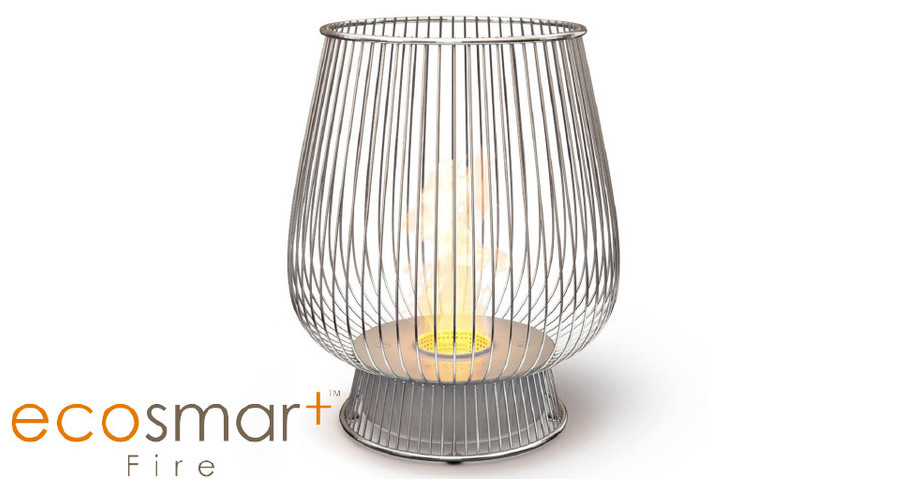 Bulb - cheminée de plein air au bio éthanol - img + logo