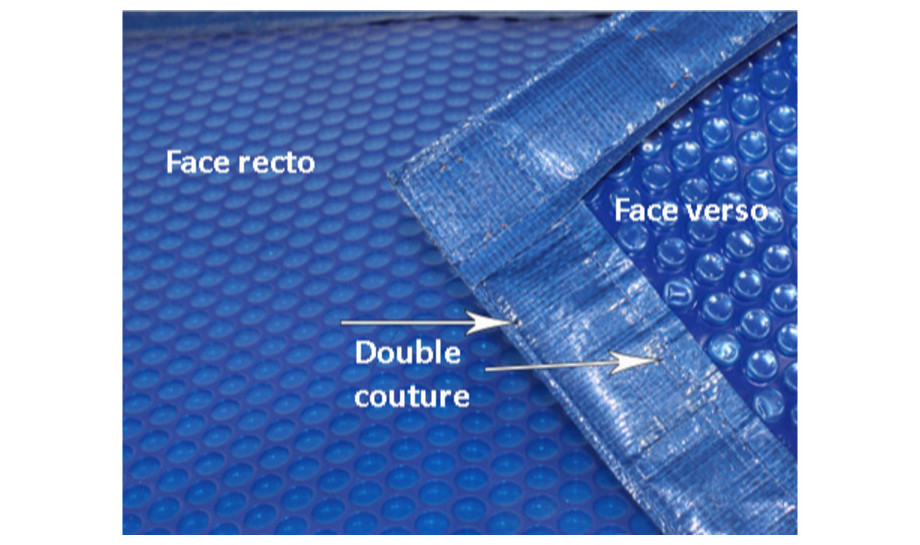 COUVERTURE A BULLES BLEU 400 QUATRO