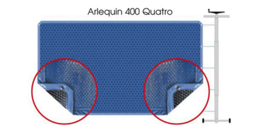 COUVERTURE A BULLES ARLEQUIN QUATRO