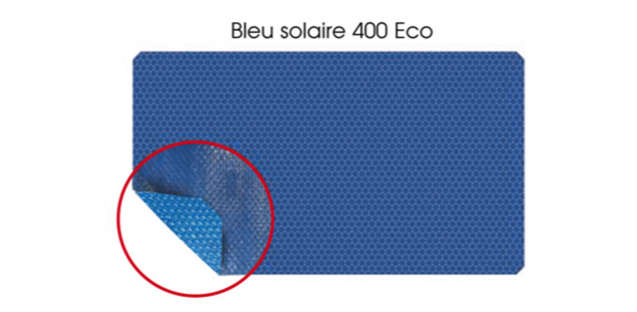 COUVERTURE A BULLES BLEU 400 ECO