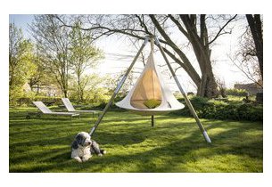 cacoon dans jardin