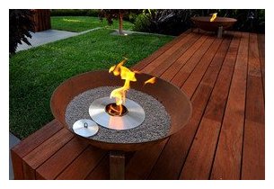 cheminee ethanol jardin