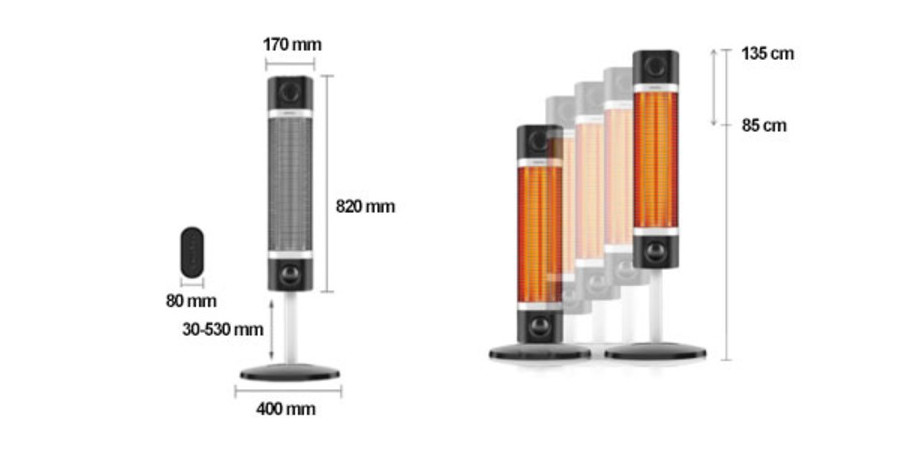 chauffage radiateur dimension dimensions encombrement