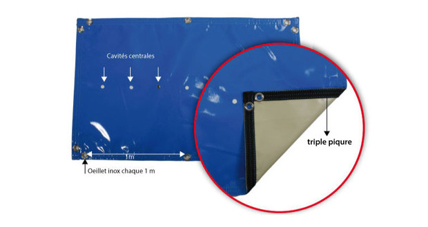 bache opaque baltik triple piqure