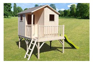 maisonnette sur pilotis en bois sixtine
