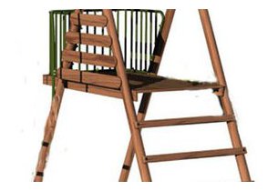 Agrès échelle pour enfant Cayenne en bois