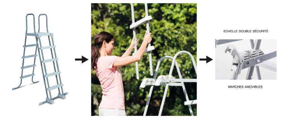 Metal Frame - Kit piscine tubulaire ronde par Intex