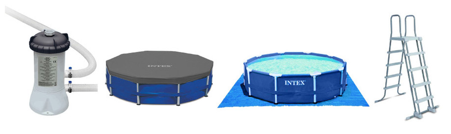 Metal Frame - Kit piscine tubulaire ronde par Intex