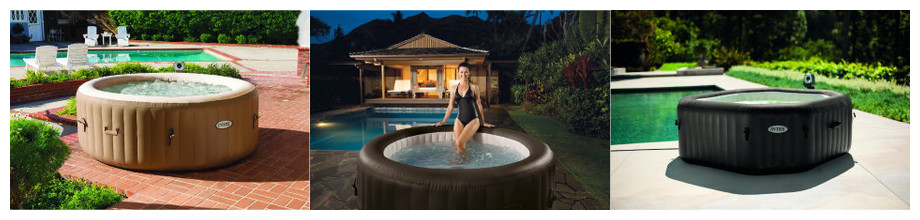 Intex Pure Spa gonflable à domicile - 6 modèles de 4 à 6 personnesw