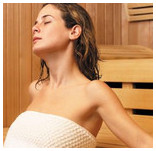 sauna infrarouge hemlock - ambiance