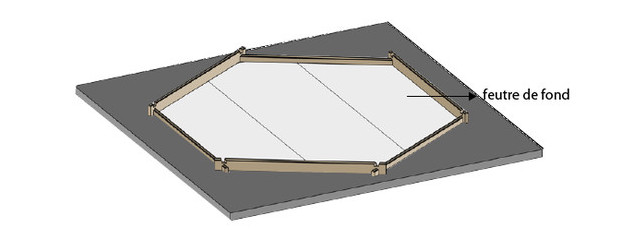 feutre de fond - piscine bois woodfirst