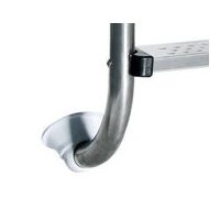 echelle piscine inox - zoom butée paroi