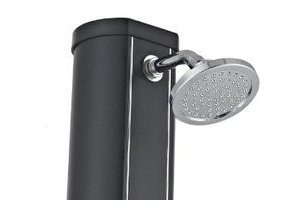 douche piscine alu 32 l - detail pommeau orientable