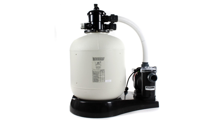 piscine bois 637 x 412 cm - platine de filtration