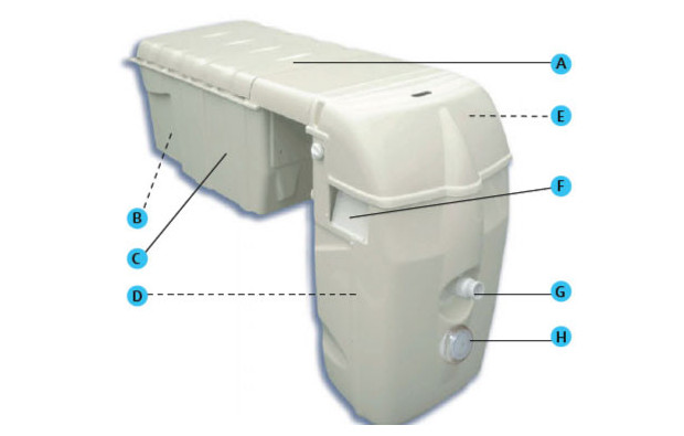 bloc filtration piscine MX details