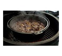 détail de la cuisine du Big Green Egg