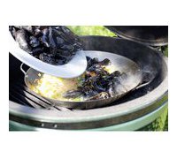 détail de la cuisine du Big Green Egg