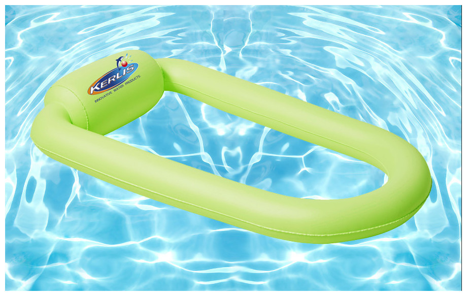 mateal gonflable Pool Pod Vert pour piscine Kerlis en situation