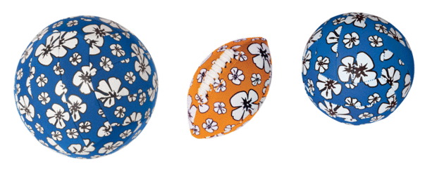 LOT DE 3 BALLON HAWAI
