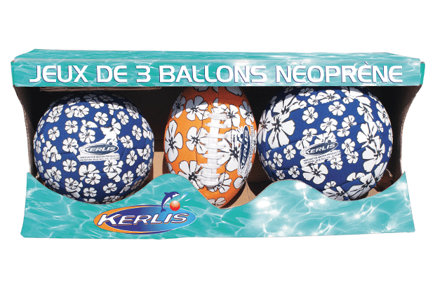 CARTON LOT DE 3 BALLONS