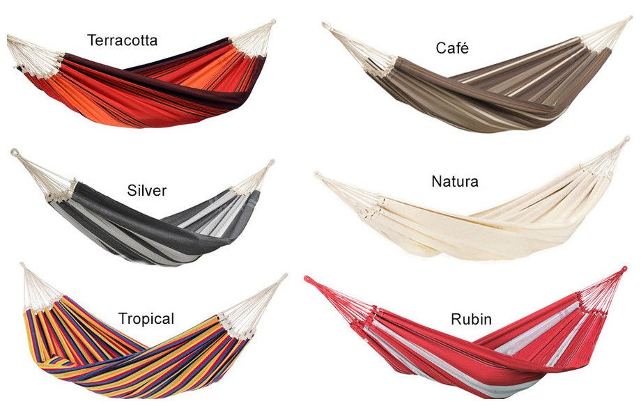 Coloris disponibles du hamac Paradisio en situation