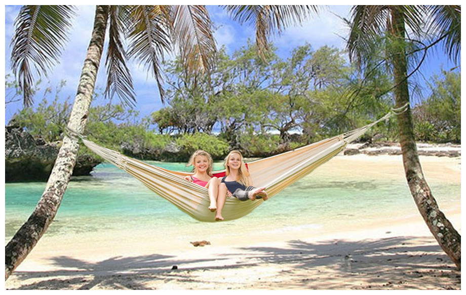 hamac barbados natura en situation plage
