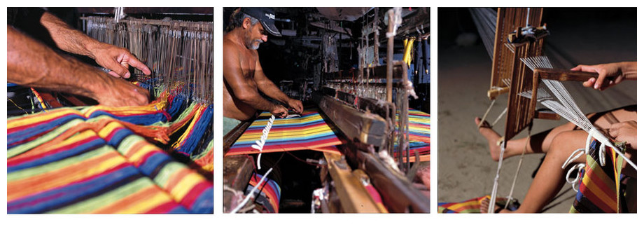 fabrication artisanale du hamac Samba