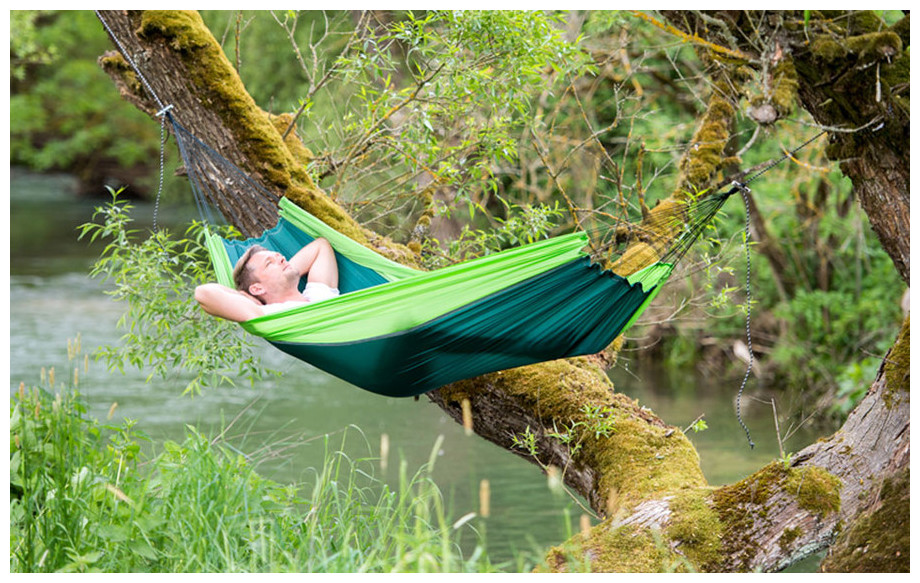 Hamac Silk Traveller en situation