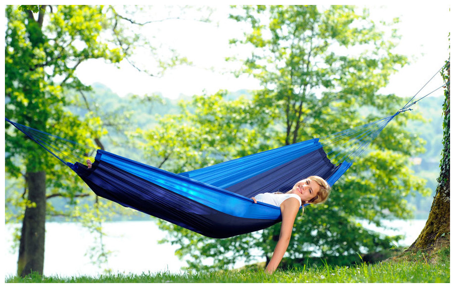 Hamac Silk Traveller en situation