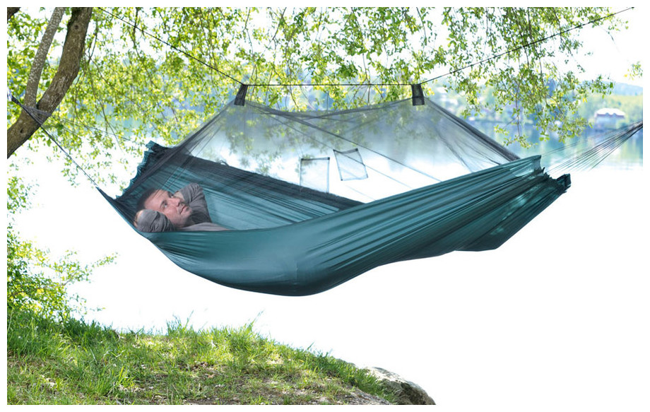 hamac moskito traveller avec moustiquaire en situation