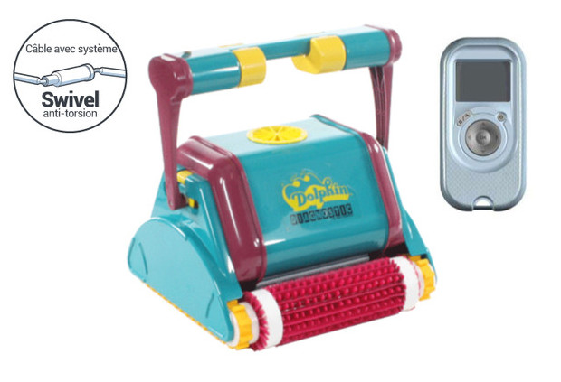 robot de piscine dolphin avec swivel