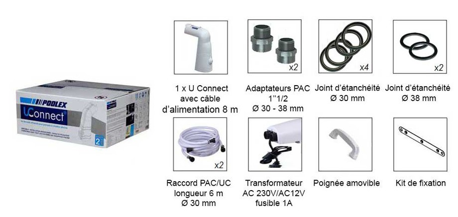 kit U Connect Pac Pool Universel en situation