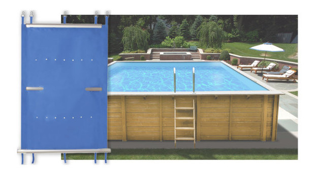 bache a barre piscine bois woodfirst original forme rectangulaire