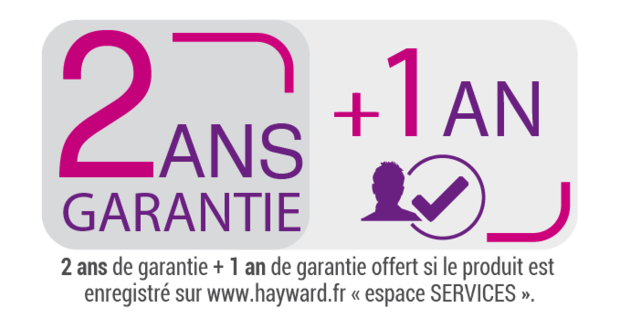 pompe de filtration superpump hayward - garantie et extension