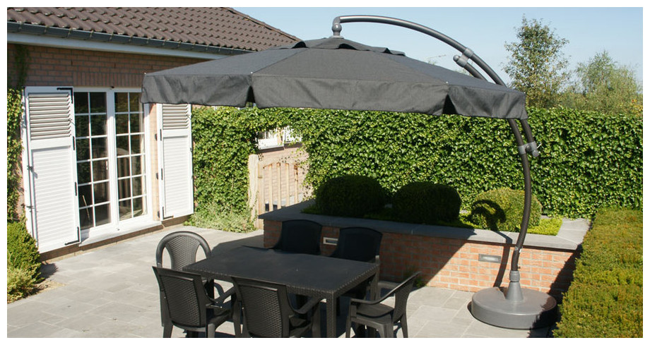 Parasol rond déporté diamètre 350 cm EasySun