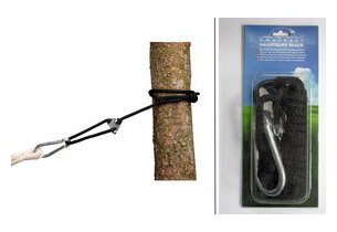 Corde réglable mousquetons pour hamac Smartrope en situation