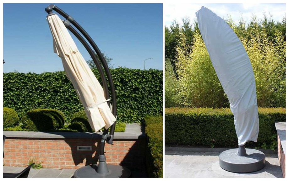 housse de rangement pour parasol déporté carré Easy Sun 320