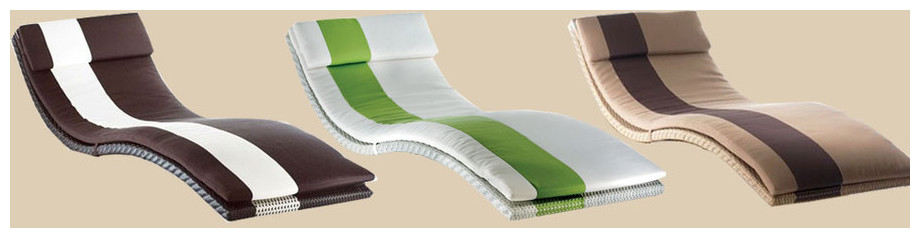 Matelas Sol en polyester blanc et anis en situation