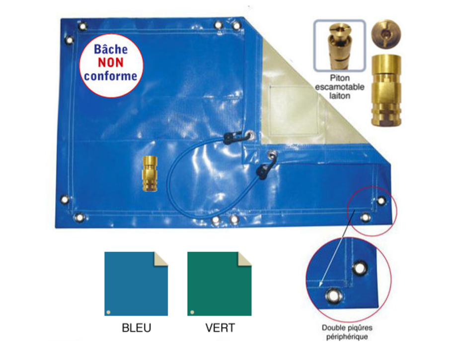 BACHE HIVER ARTIC PITON ESCAMOTABLE