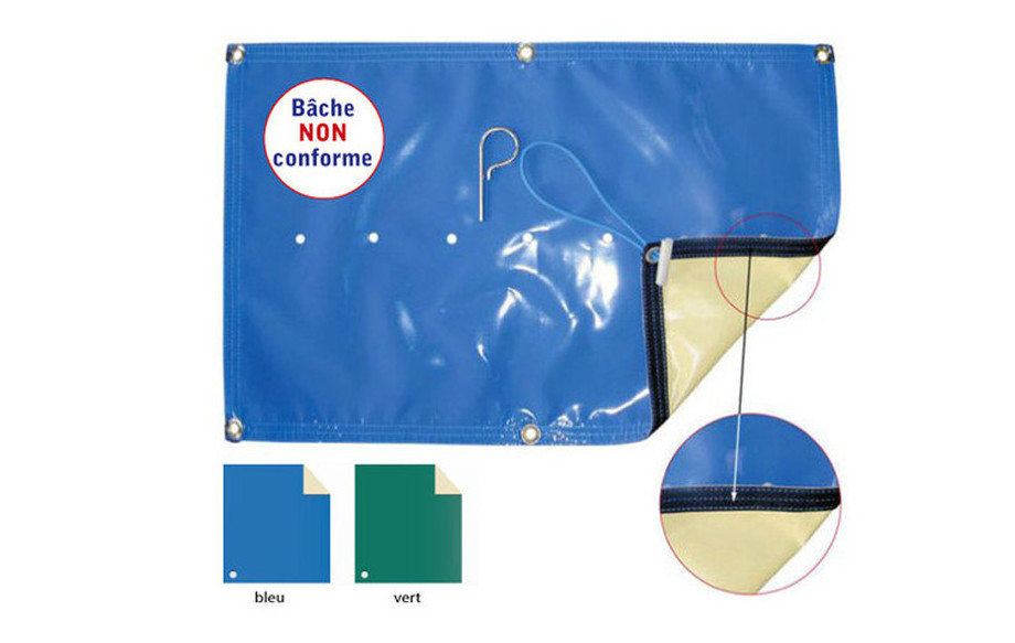 bâche hiver piscine mini opaque
