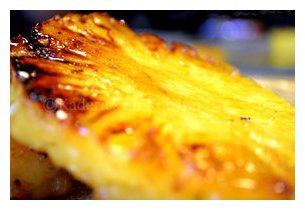 Ananas cuisinée sur le gril électrique Eco Grill 3.6 Kw en situation