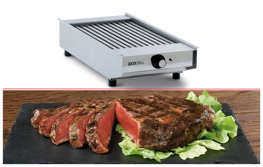 grill électrique Eco Grill semi professionnel 2.4 Kw en situation