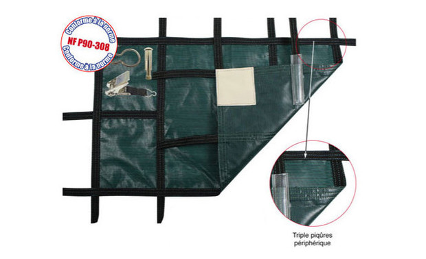 BACHE HIVER FILET BLIZZARD LUXE piton dpuille