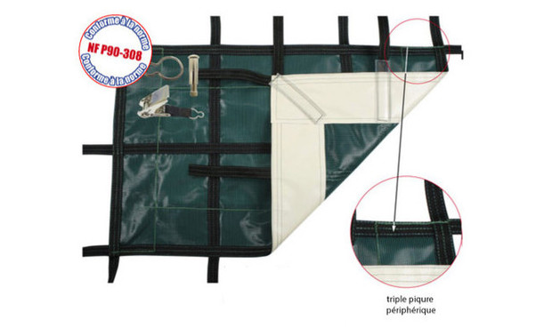 BACHE HIVER FILET BLIZZARD SUPER LUXE SECURITE