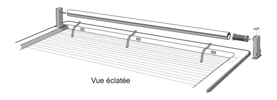 volet roulant ocover - vue eclatee