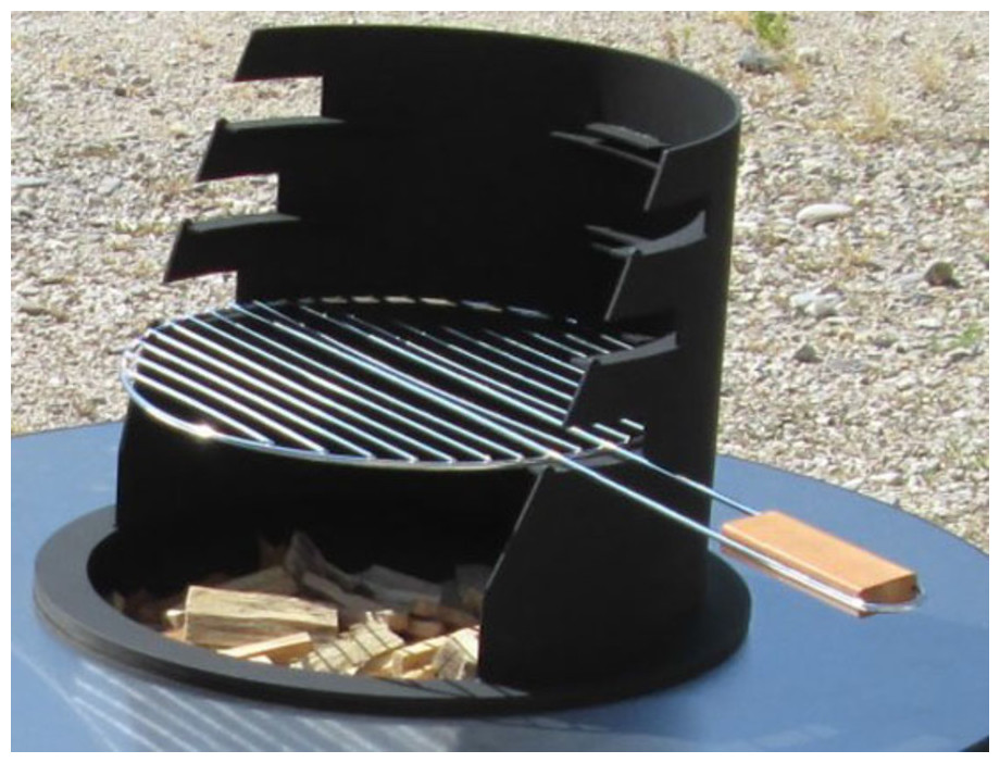 brasero tulip et son kit de cuisson en option