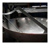 Fabrication de la vasque du brasero Eclip s