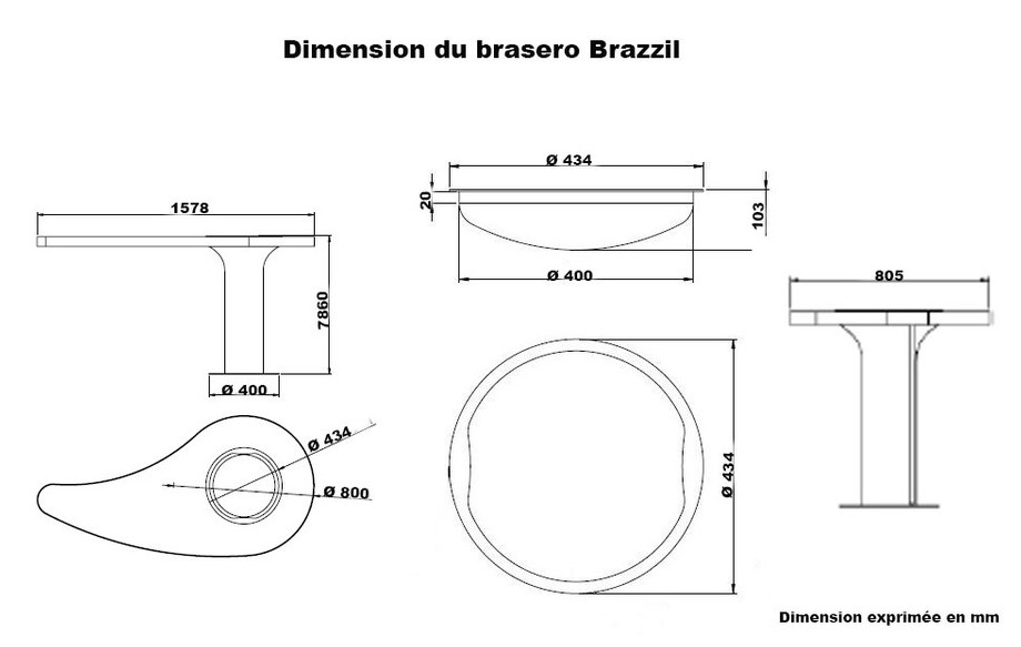 DIMENSION BRASERO BRAZZIL