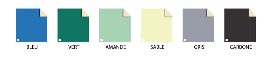 bache piscine bois - couleurs