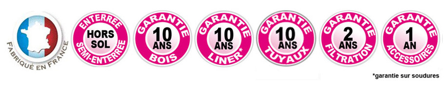 pictogramme piscine bois octogonal allongée woodfirst original